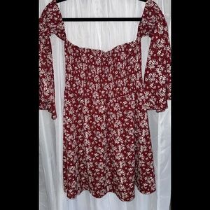 Off the shoulder floral dress